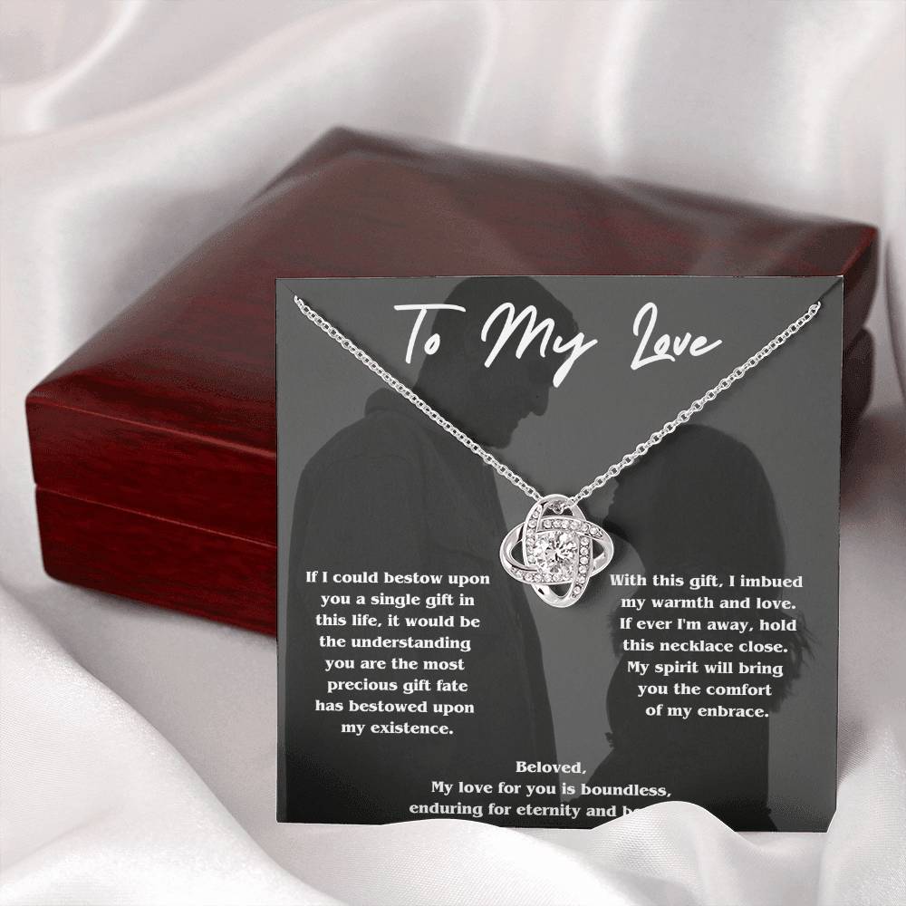 To My Love - Love Knot Necklace - Universal Treasure Company