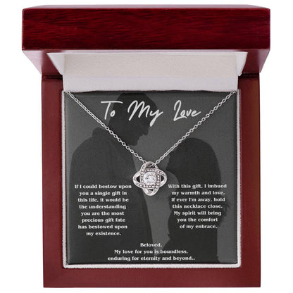 To My Love - Love Knot Necklace - Universal Treasure Company