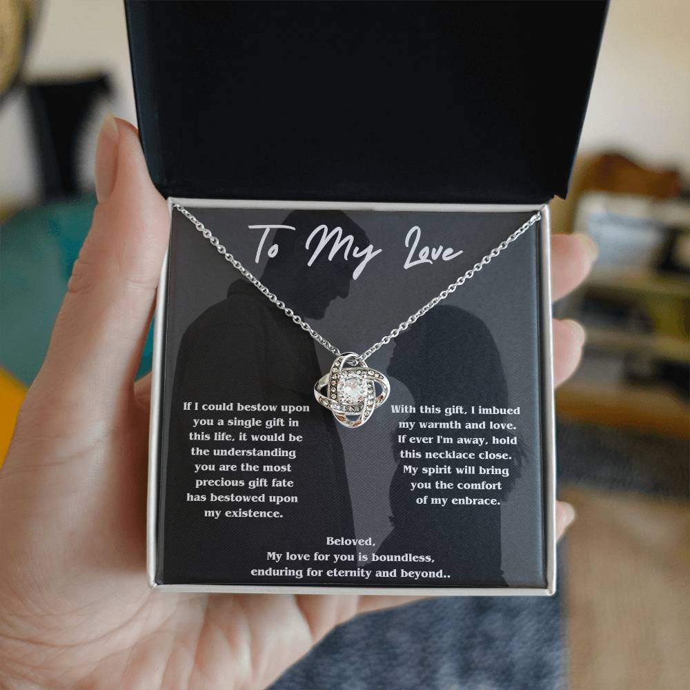 To My Love - Love Knot Necklace - Universal Treasure Company